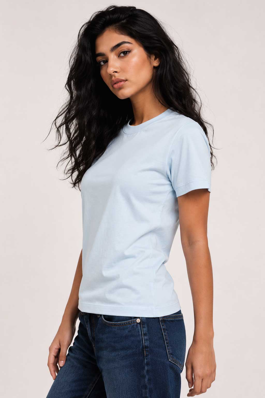 Slim Fit T-Shirt – Powder Blue