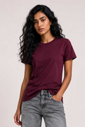 Slim Fit T-Shirt – Burgundy