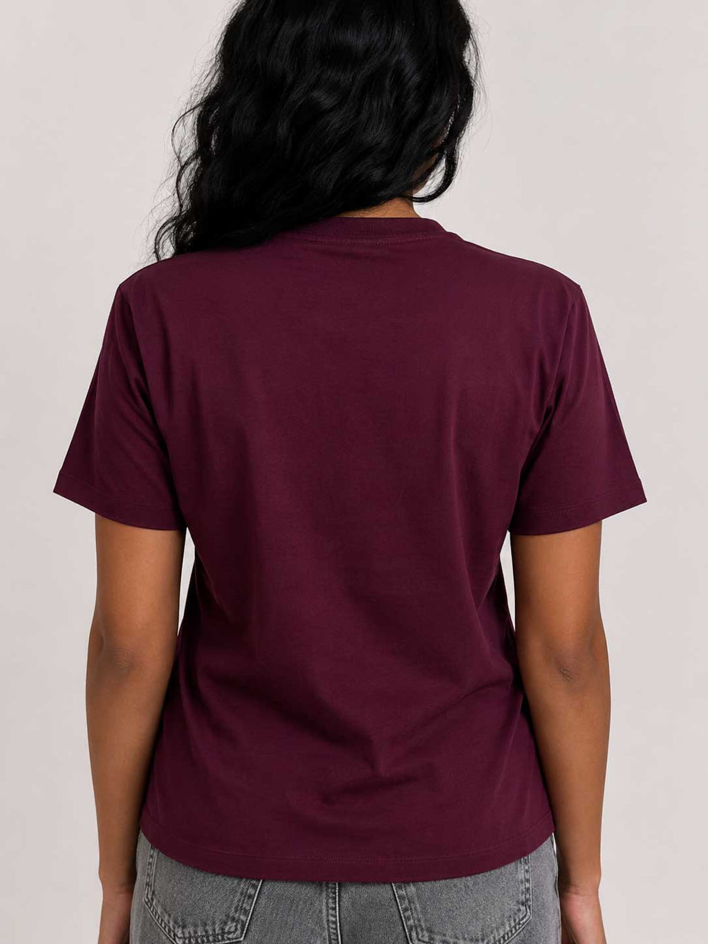 Slim Fit T-Shirt – Burgundy