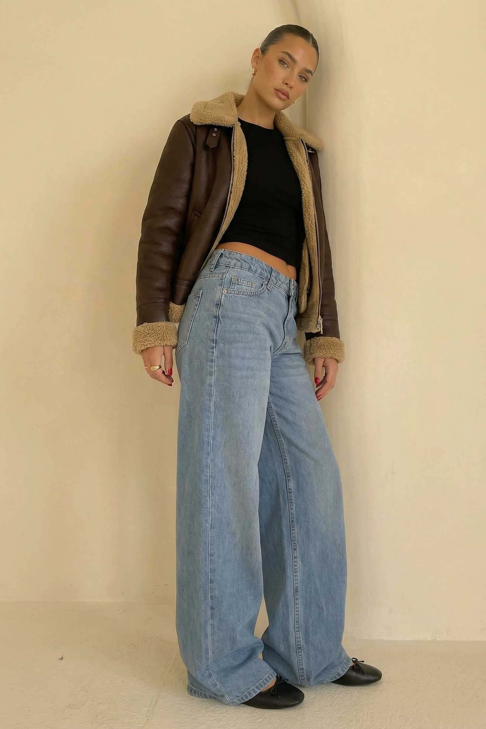 Super Baggy – Low-Waist Powder Blue Jeans Super Baggy CIZARO - Cizaro Jeans