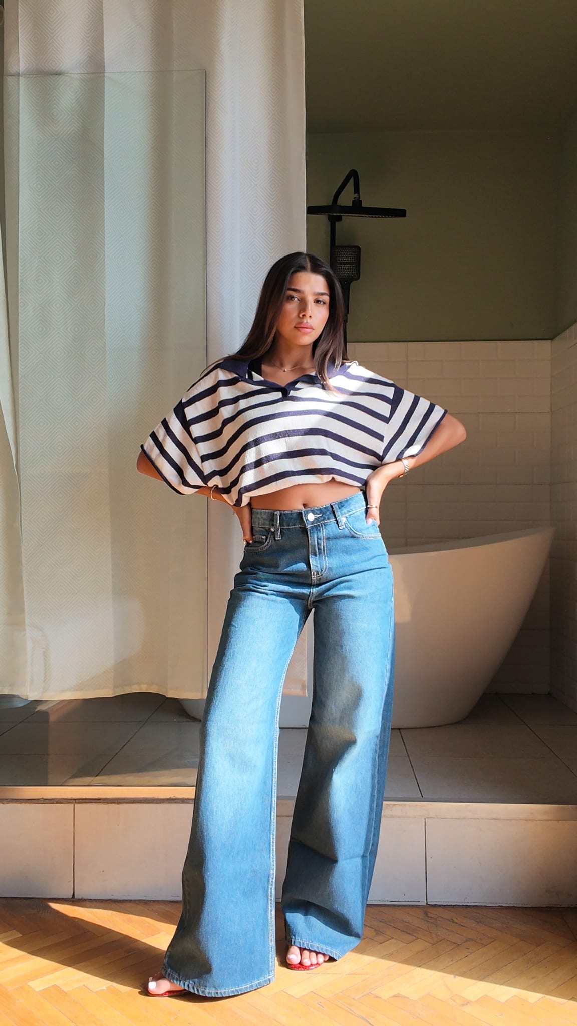 Baggy High-Waist Washed Black