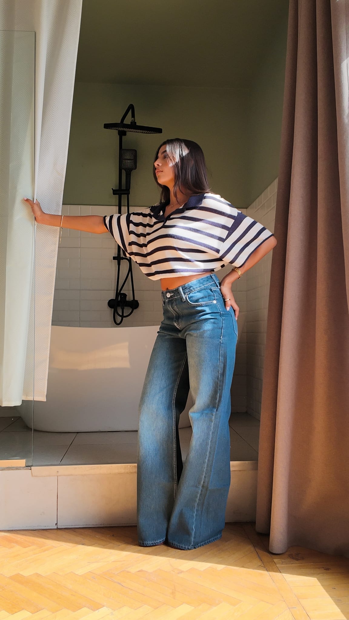 Baggy High-Waist Washed Black