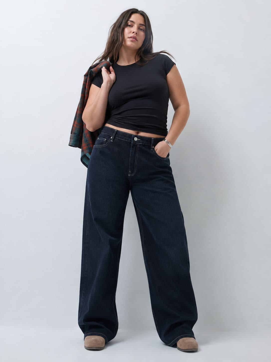 Baggy High-waist Raw denim jeans Baggy CIZARO - Cizaro Jeans