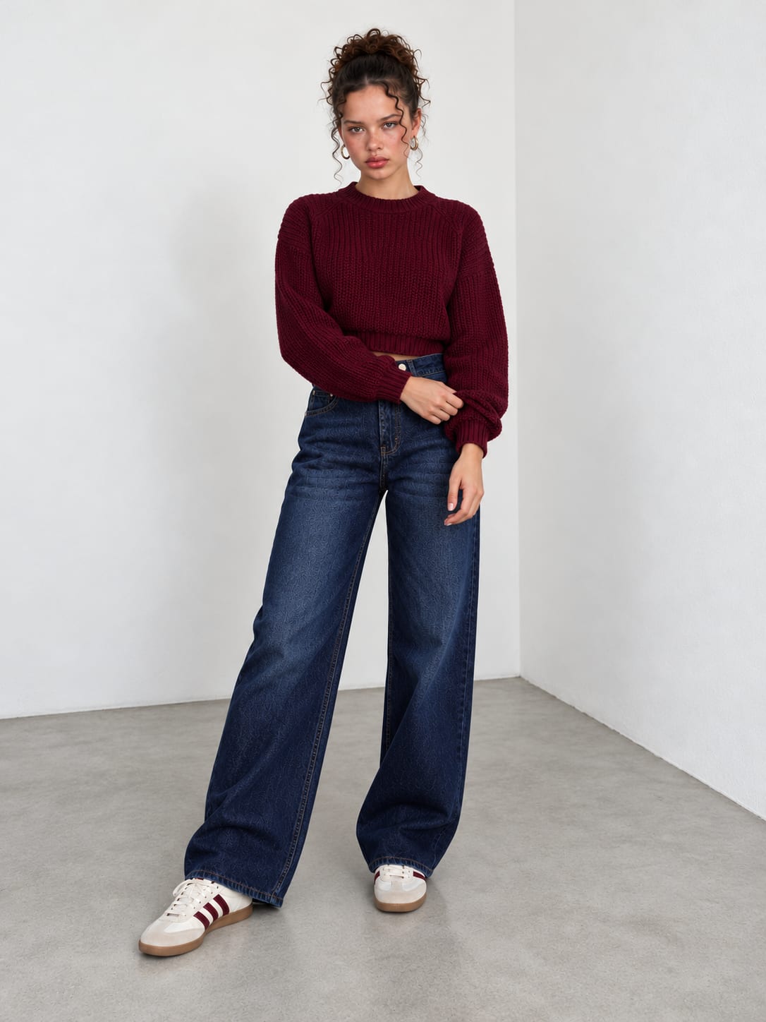 Baggy High-Waist – Deep Atlantic Navy Blue Jeans