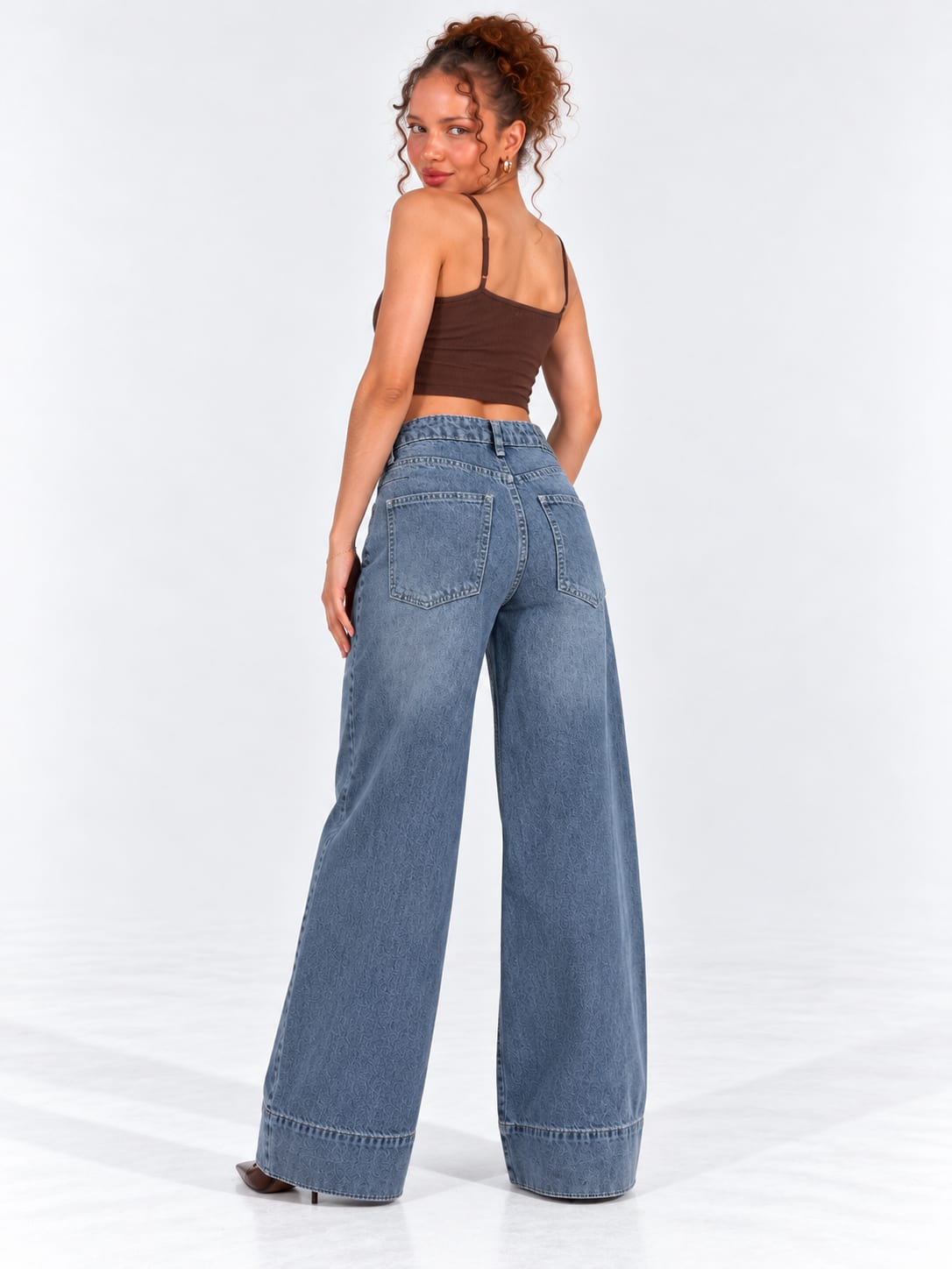 Extreme Wide-Leg High-Waist – Marine Blue Jeans