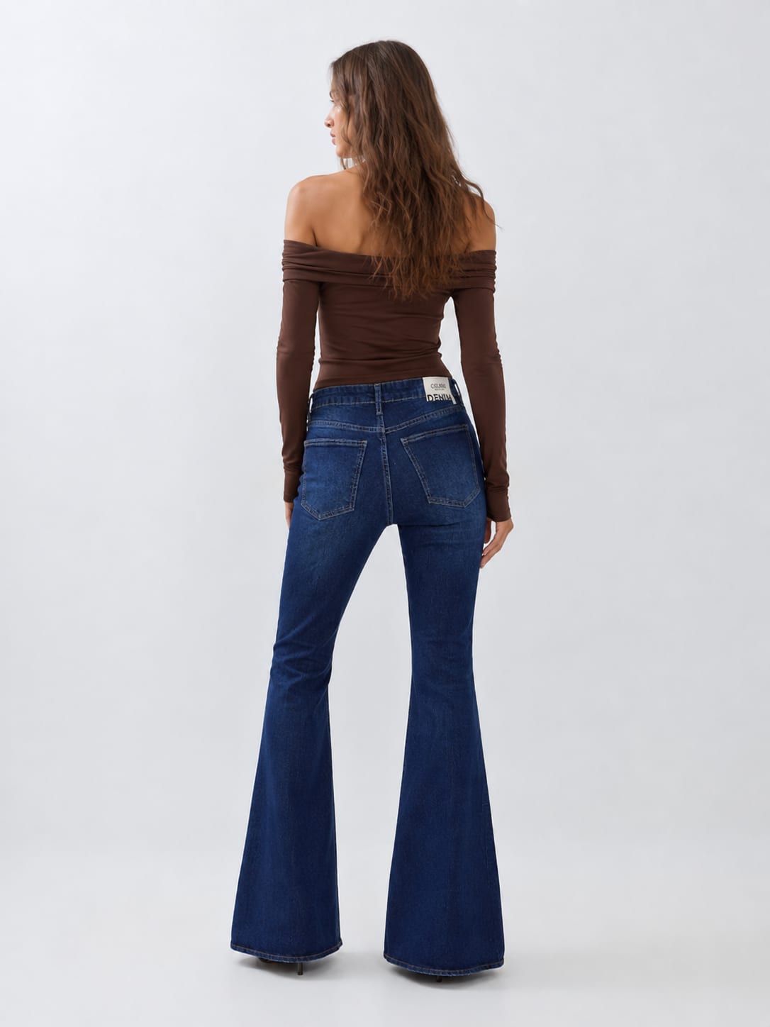 Flare – High-Waist Rich Blue Jeans