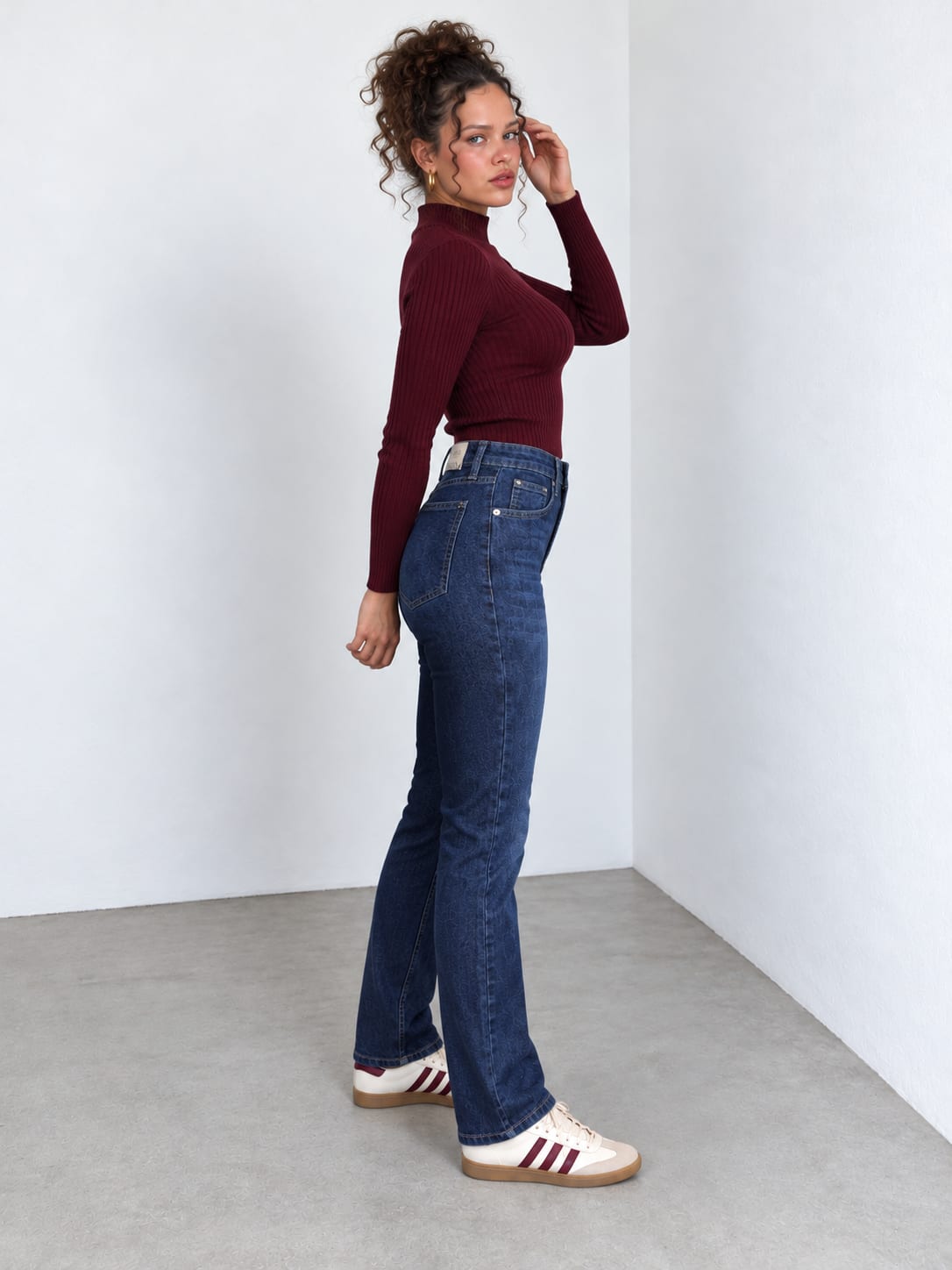 Flare High-Waist – Deep Ocean Blue Jeans