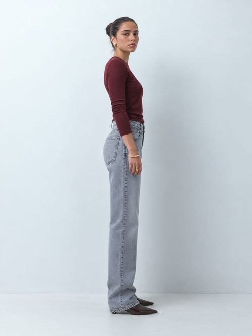 Mom Fit High waist Deep Ocean blue jeans