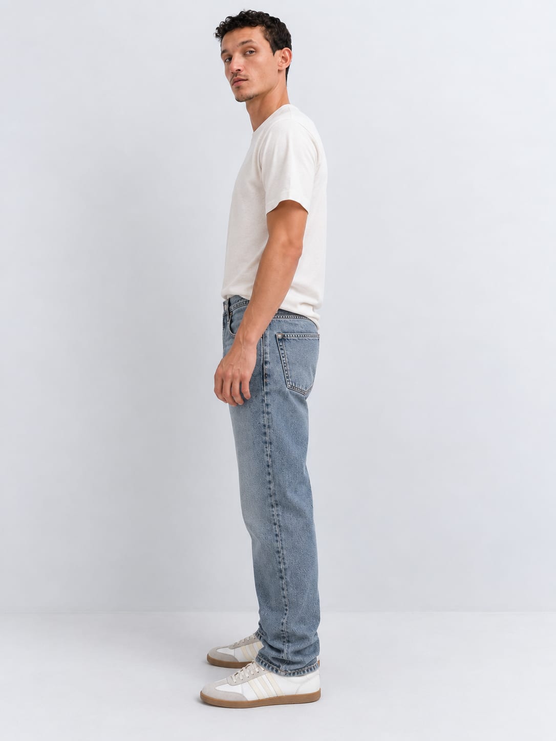 Relaxed Fit Vintage Blue Jeans Relaxed Fit CIZARO - Cizaro Jeans