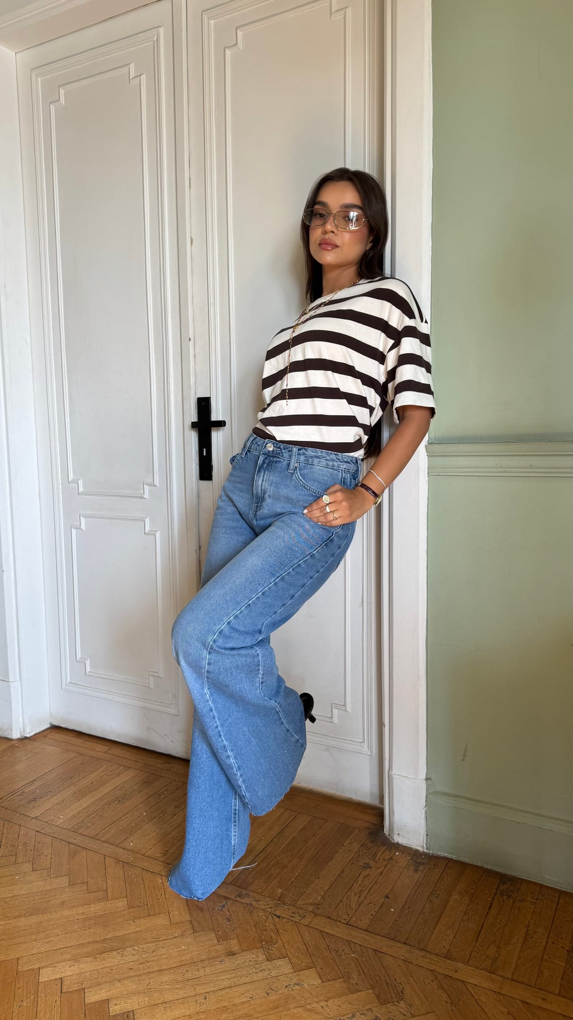 Super Baggy High-Waist Bright Vintage Blue Jeans Supper baggy CIZARO - Cizaro Jeans