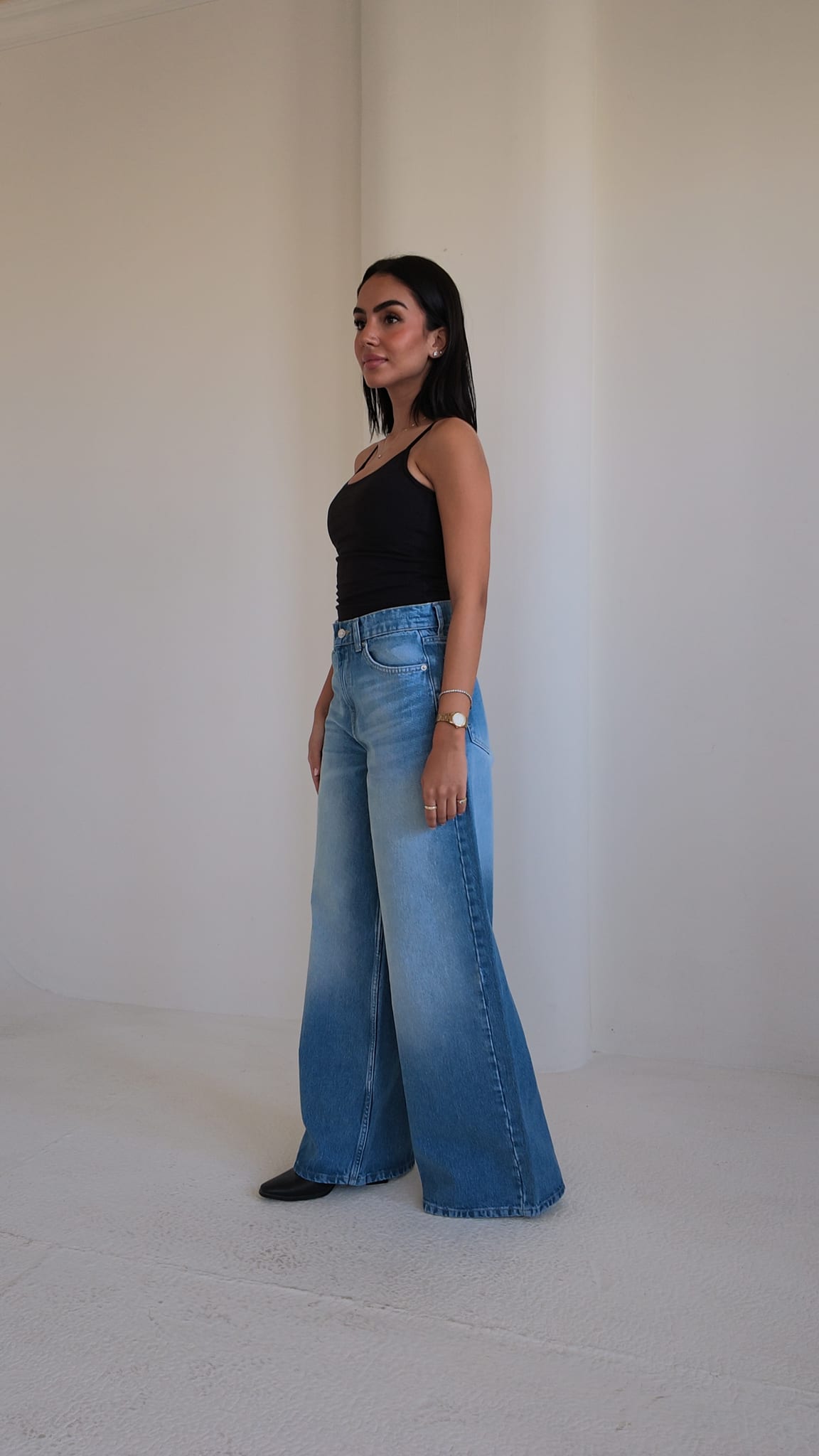 Super Baggy High-Waist Faded Vintage Blue Jeans Super Baggy CIZARO - Cizaro Jeans