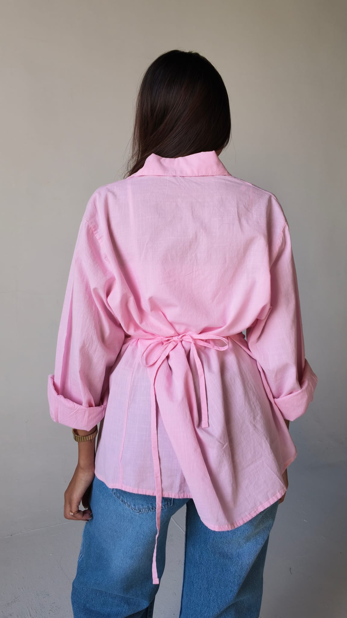 Wrap Shirt Blouse CIZARO - Cizaro Jeans