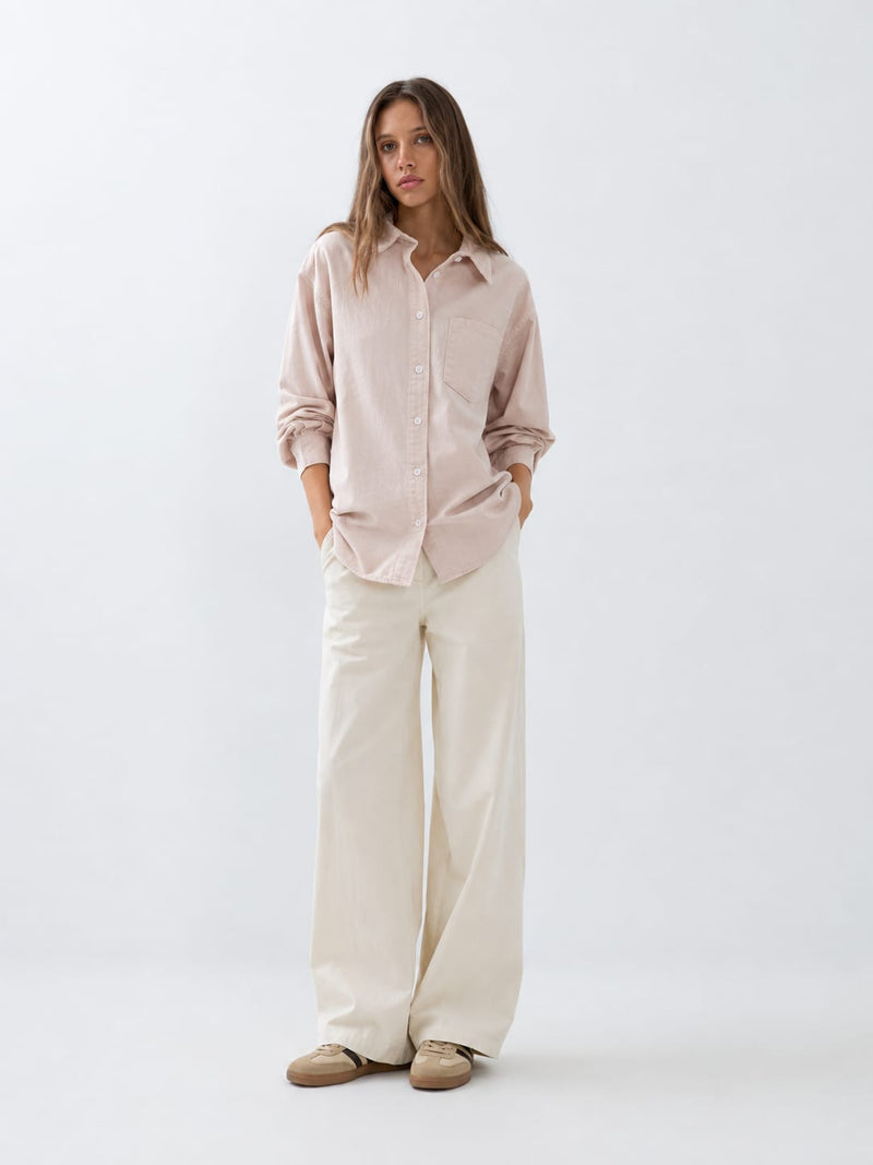 Oversized Soft Pink Shirt