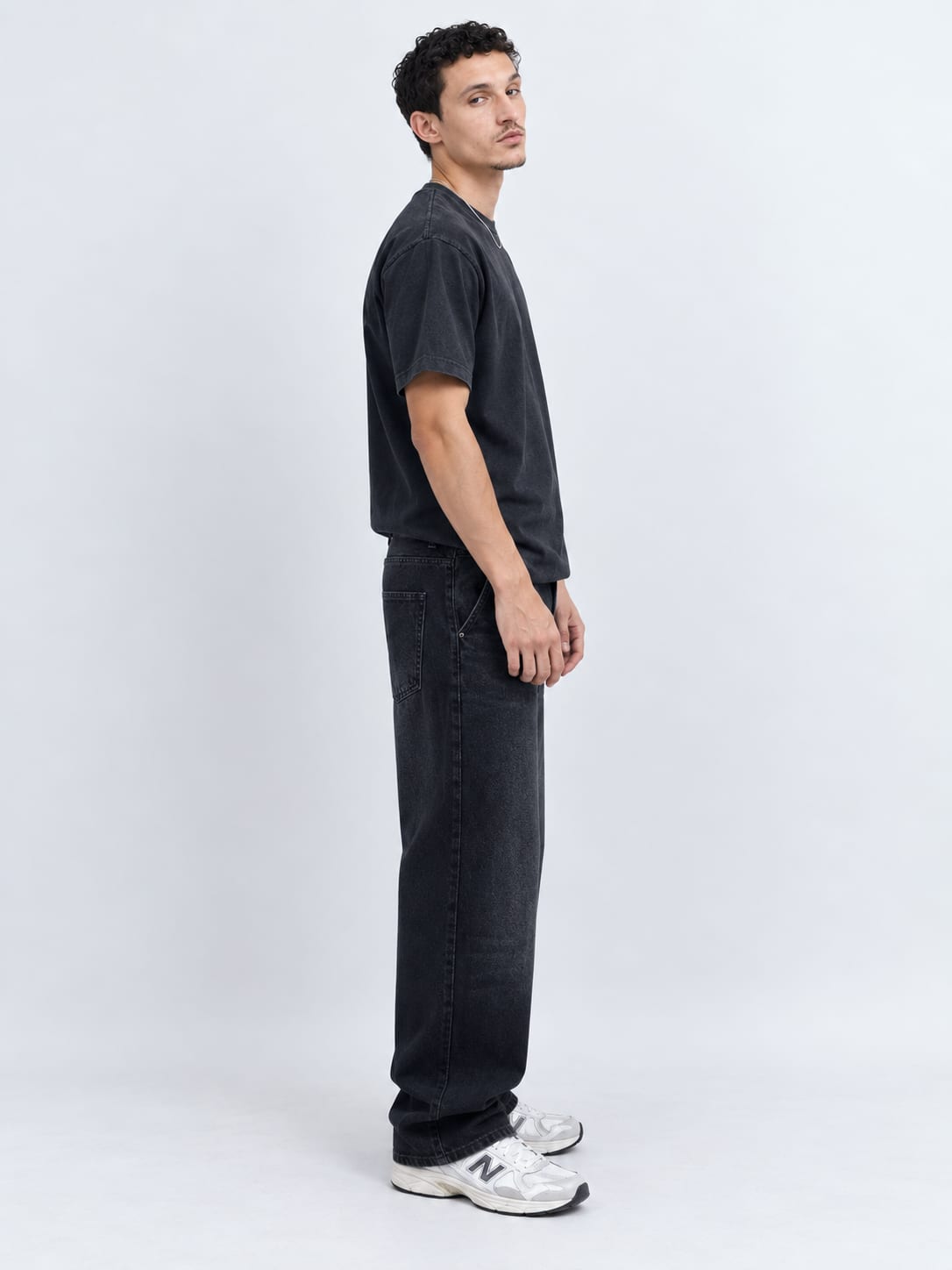 Skater Fit Carbon Black Jeans
