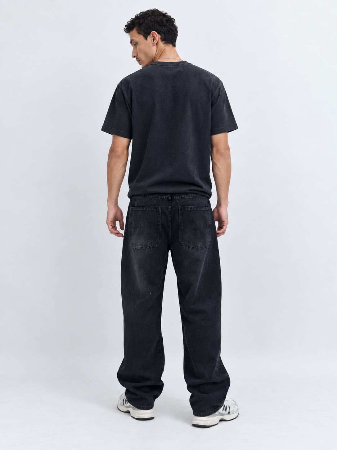 Skater Fit Carbon Black Jeans