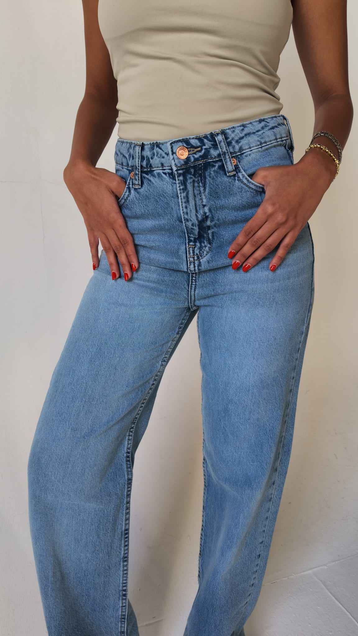 Straight High waist