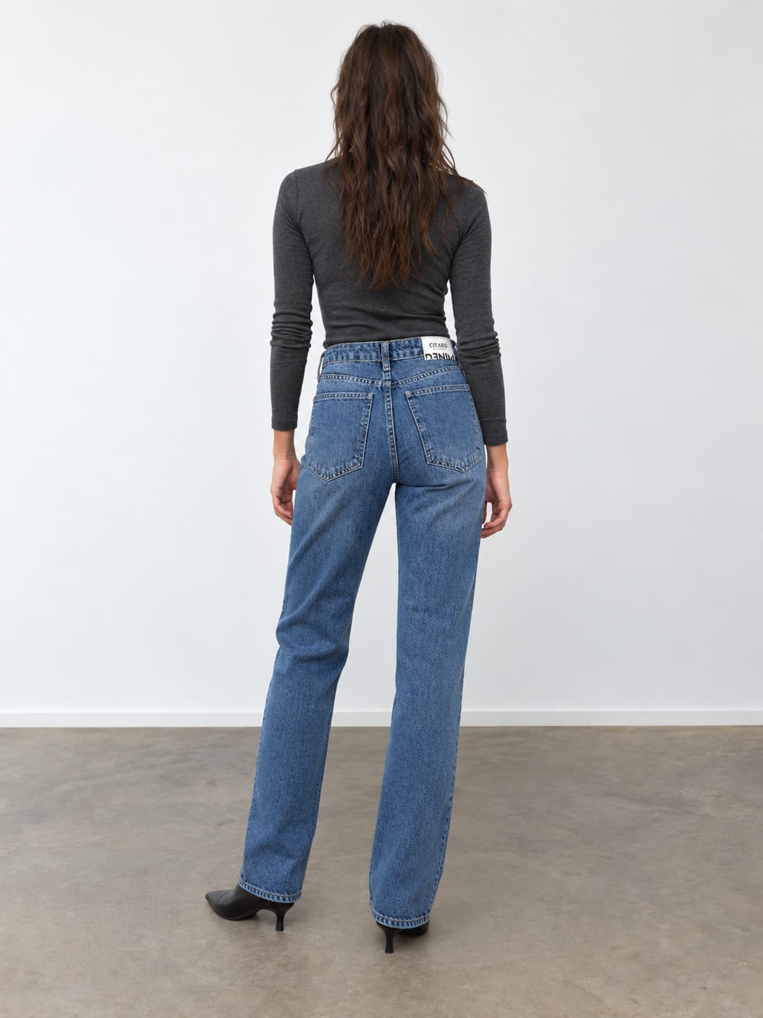 Straight High-Waist – Ocean Blue Jeans Straight CIZARO - Cizaro Jeans