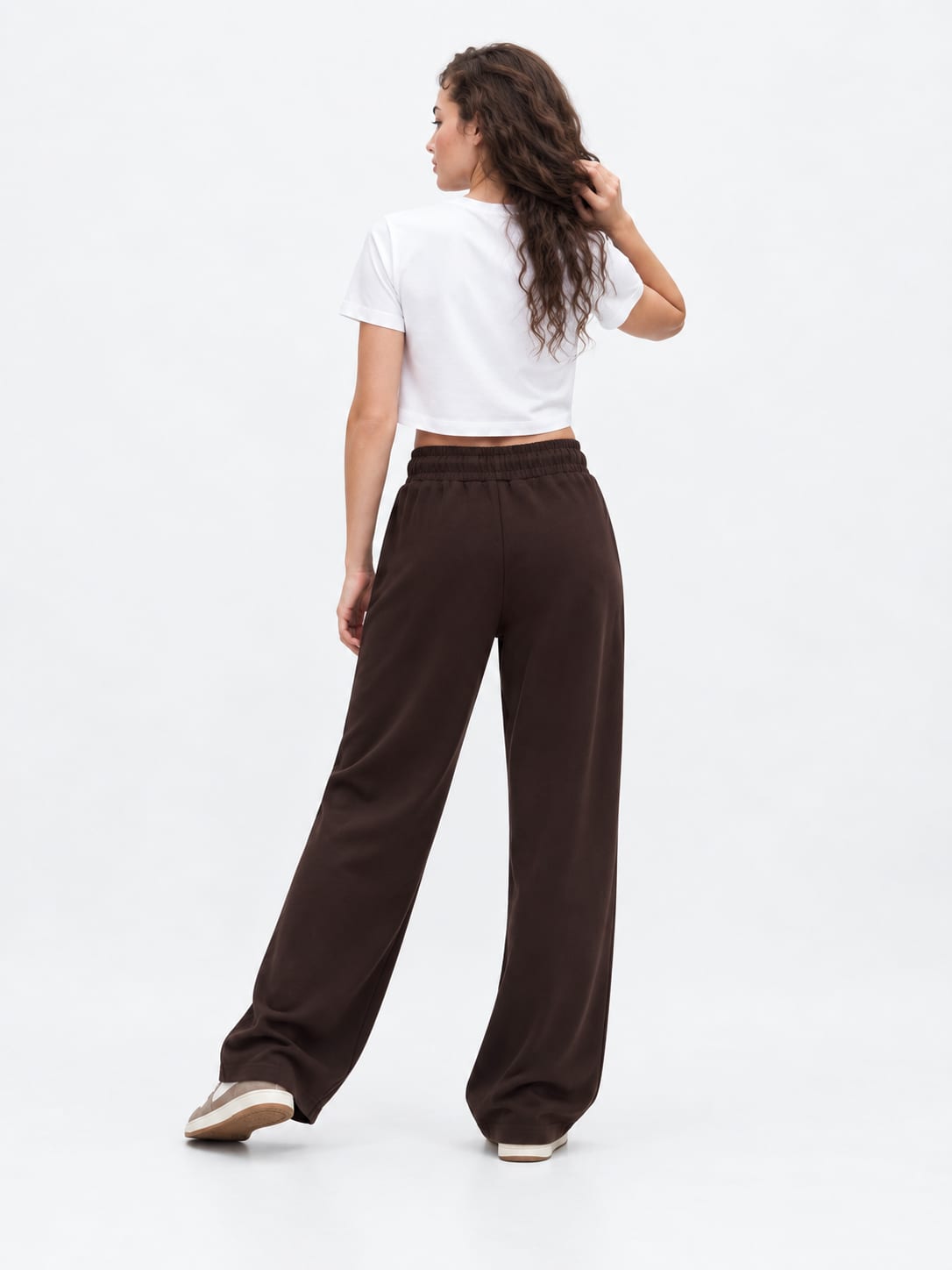 Wide-Leg Sweatpants