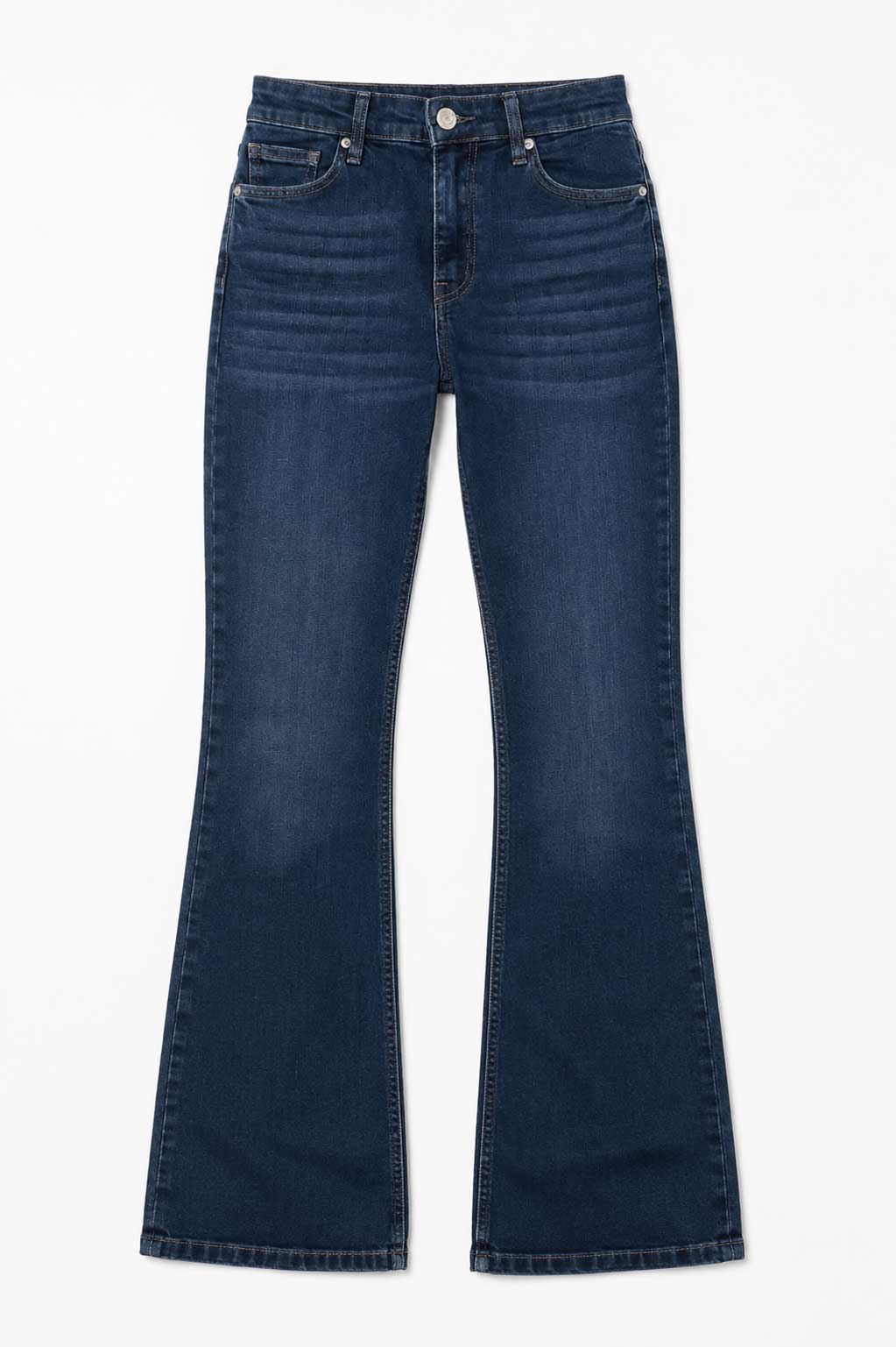 Flare High Waist Vintage Blue Jeans