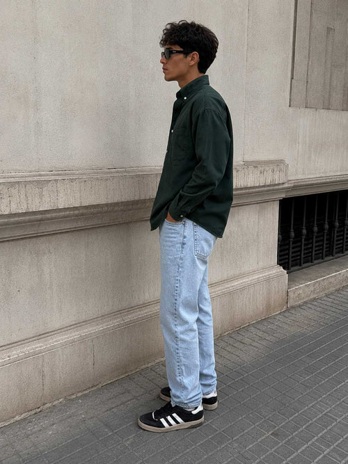 Relaxed fit light Acid blue jeans