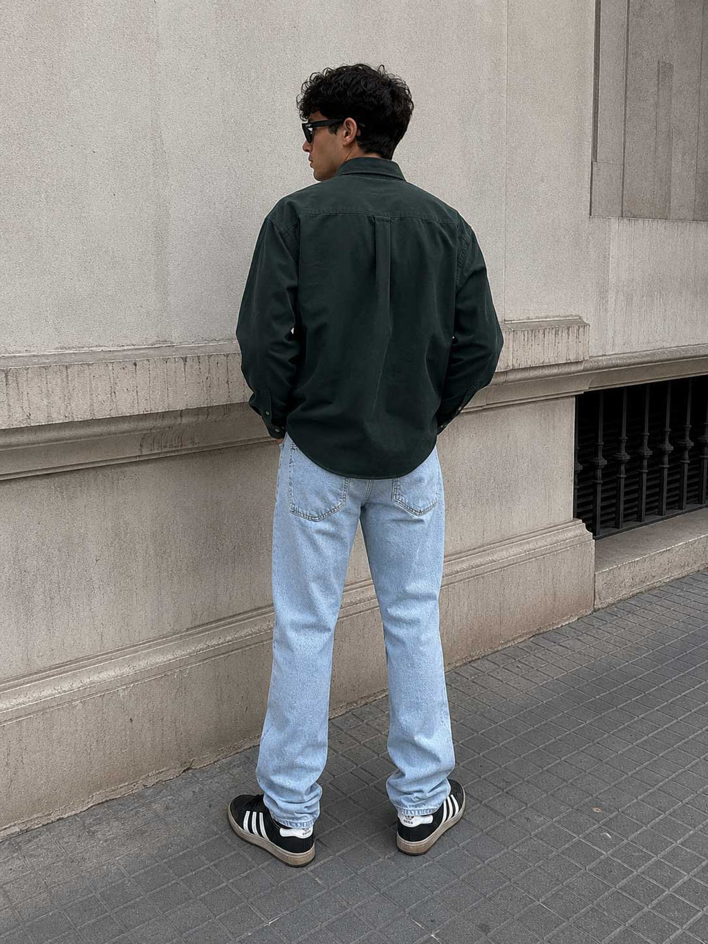 Relaxed fit light Acid blue jeans