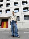 Super Baggy High-Waist – Marine Blue Jeans baggy CIZARO - Cizaro Jeans