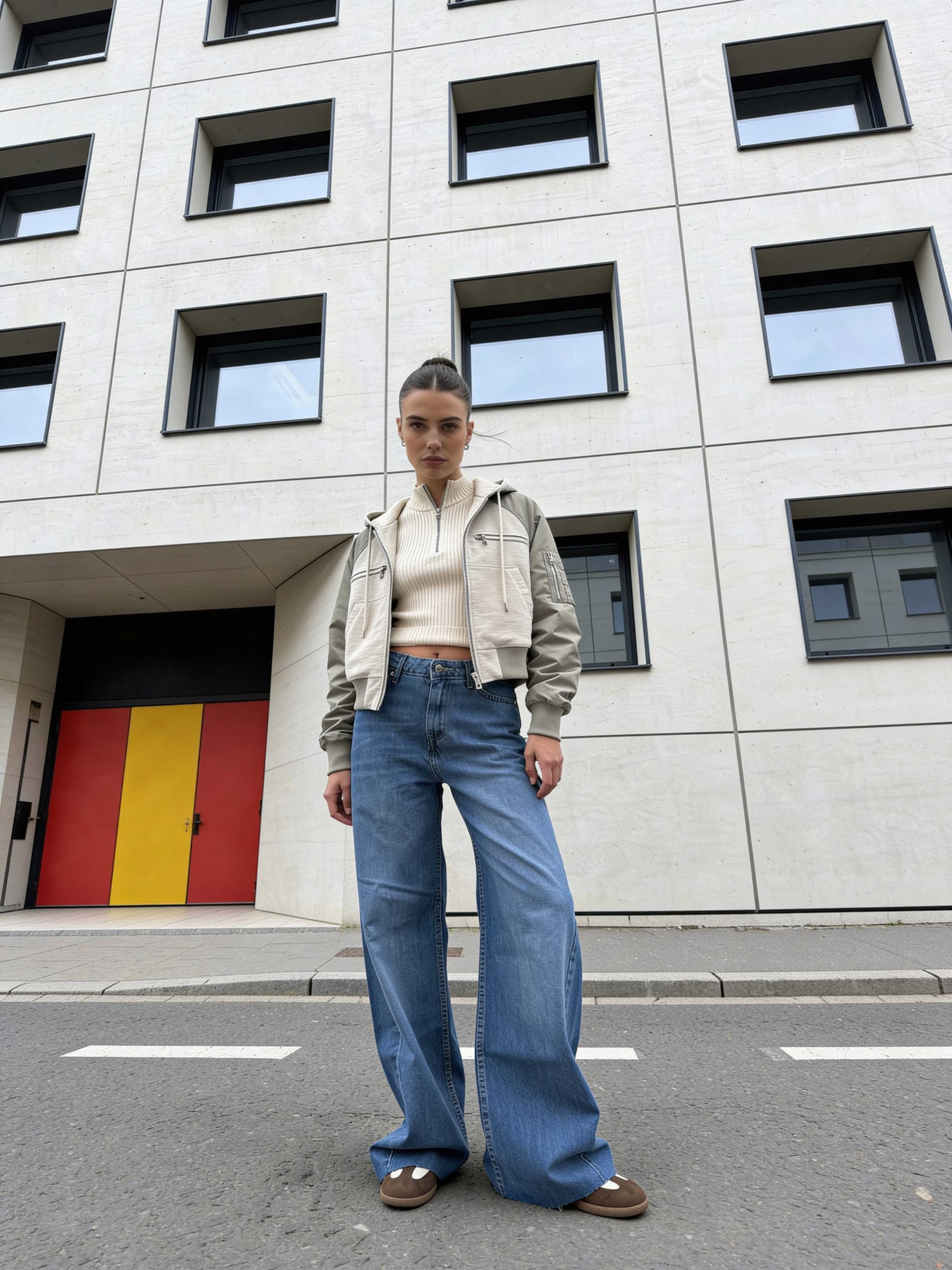 Super Baggy High-Waist – Marine Blue Jeans