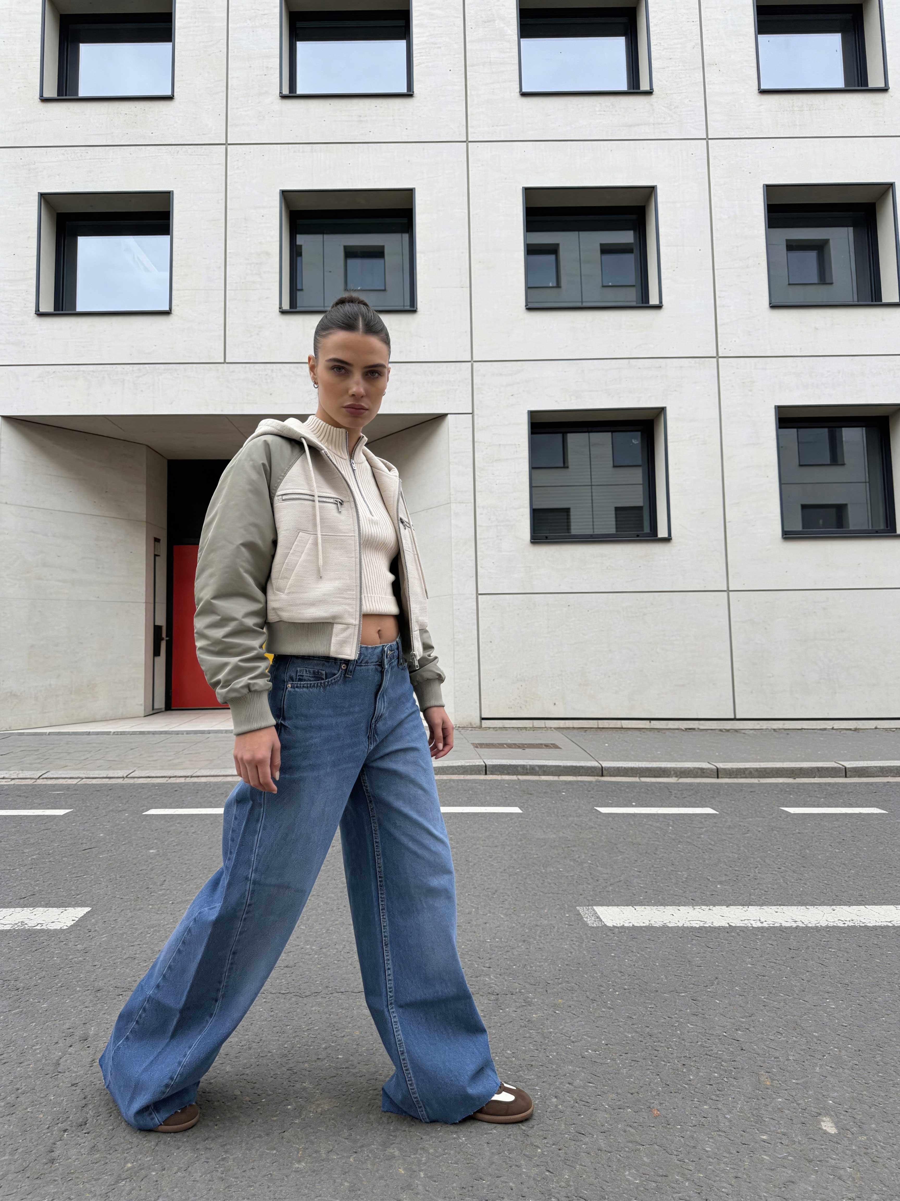 Super Baggy High-Waist – Marine Blue Jeans baggy CIZARO - Cizaro Jeans