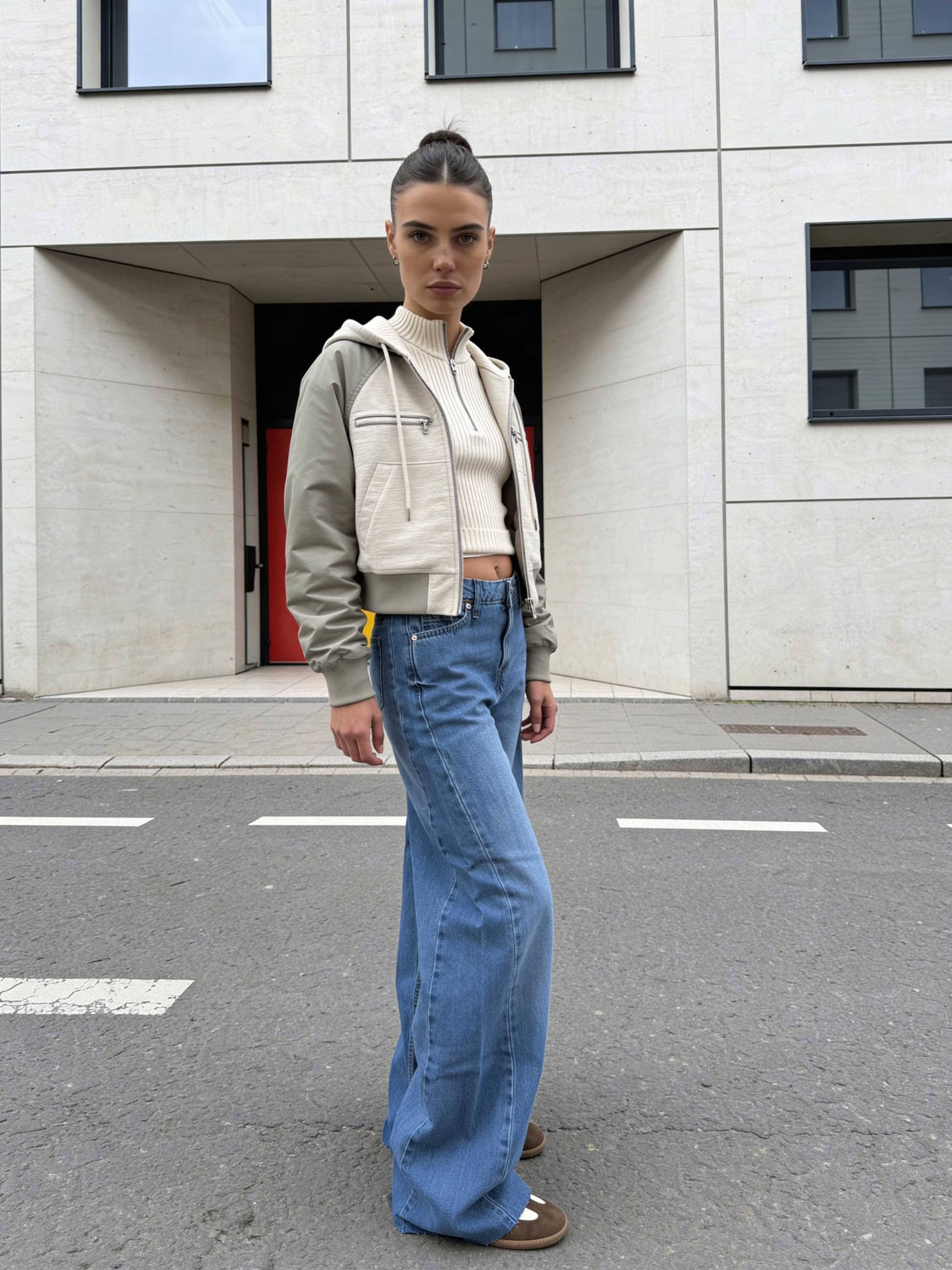 Super Baggy High-Waist – Marine Blue Jeans baggy CIZARO - Cizaro Jeans