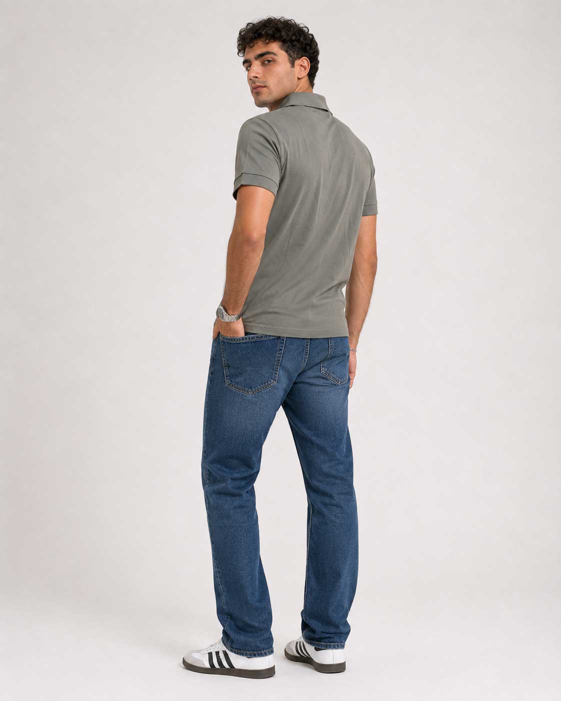 Regular Fit Polo Shirt – Olive T-shirt CIZARO - Cizaro Jeans