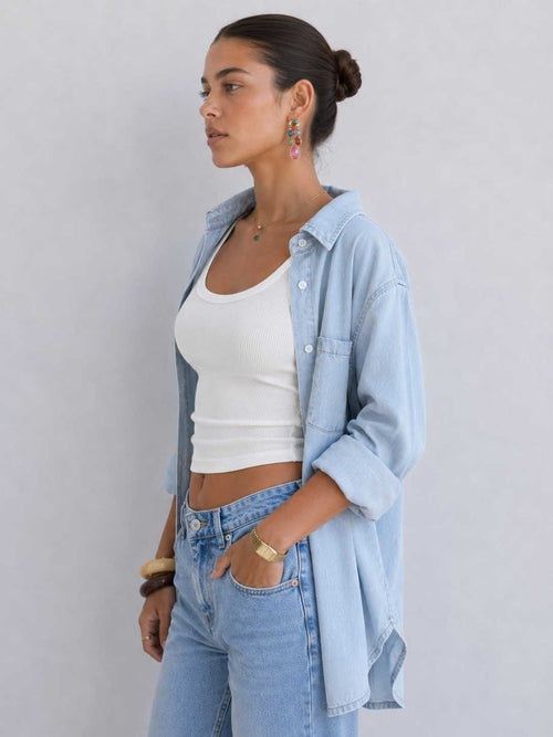 Denim Shirt Light blue jeans