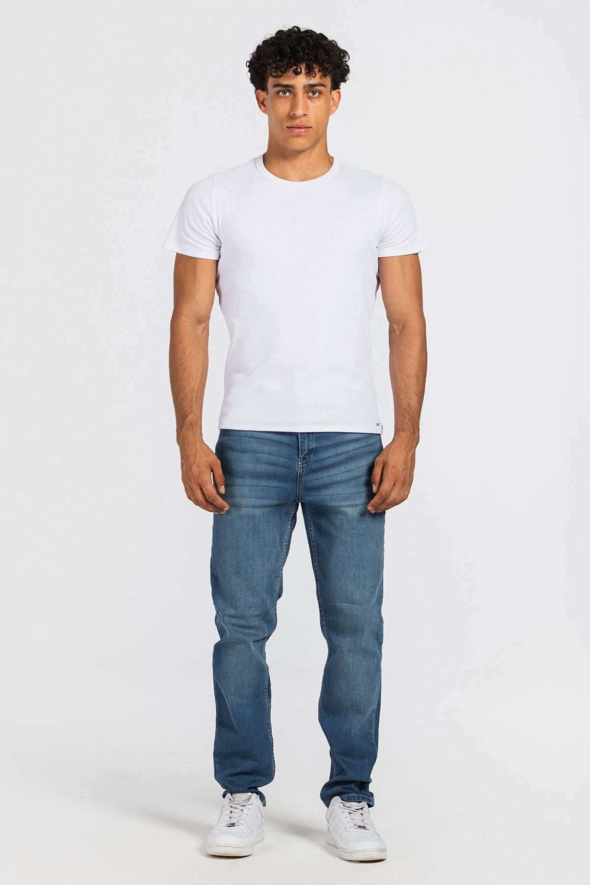 Slim – Mid Vintage Blue Jeans Slim CIZARO - Cizaro Jeans