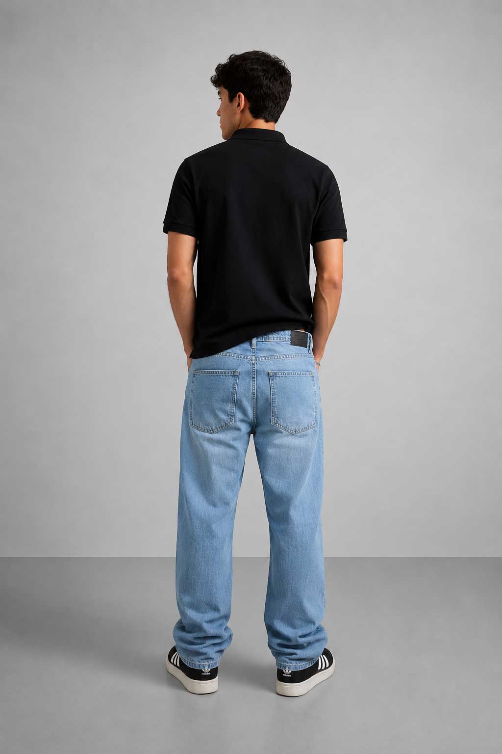 Straight Light Blue Jeans