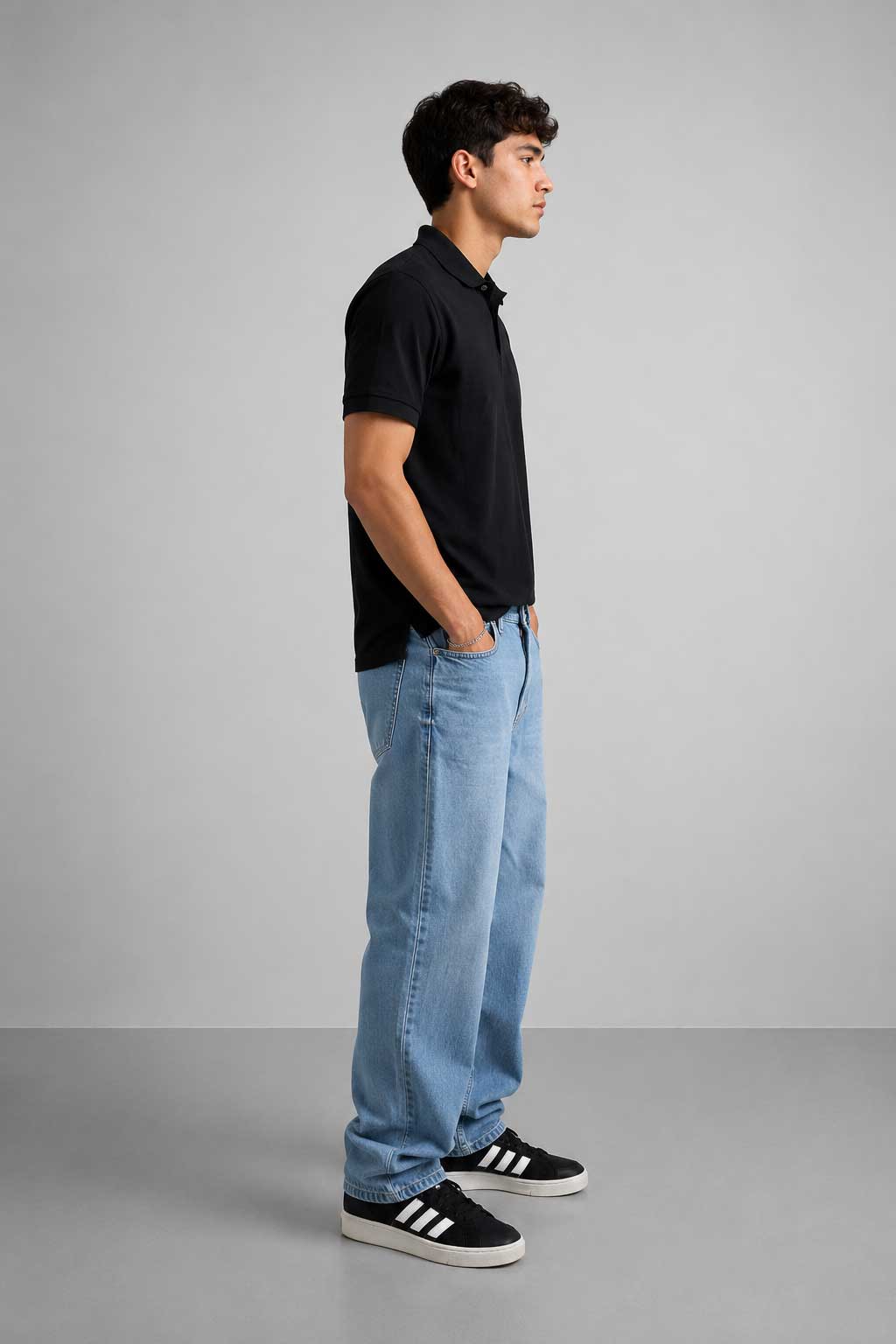 Straight Light Blue Jeans straight CIZARO - Cizaro Jeans