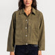 Suede Jacket – Olive