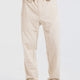 Wide-Leg Sweatpants – Beige Pants