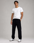 Straight-Leg Sweatpants – Black Sweatpants CIZARO - Cizaro Jeans