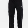 Wide-Leg Sweatpants – Black  Pants