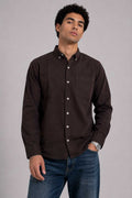 Regular Fit Denim Shirt – Brown