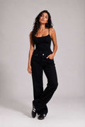 Straight High Waist – Black Jeans