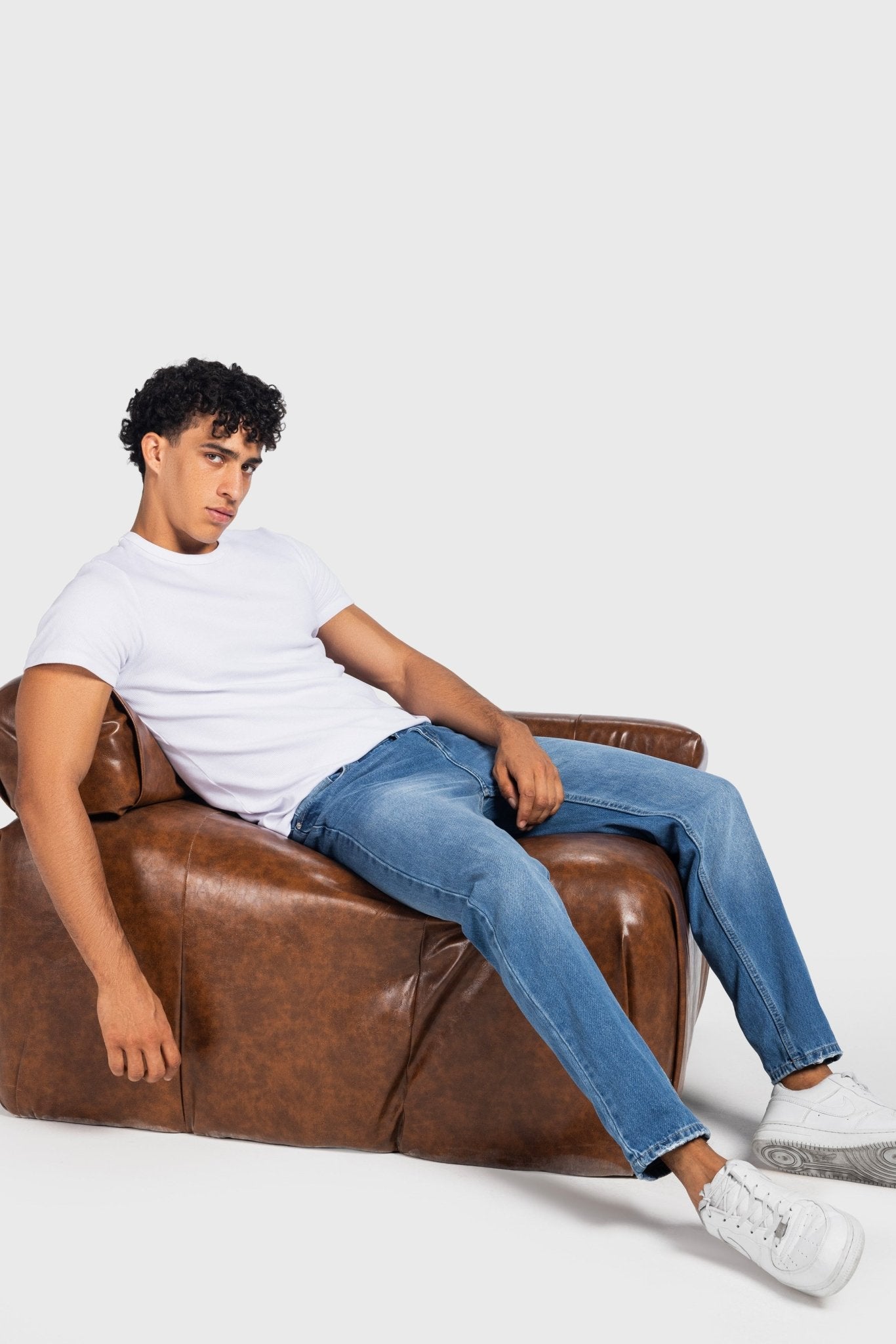 Tapered – Marine Blue Jeans Tapered-Man CIZARO - Cizaro Jeans