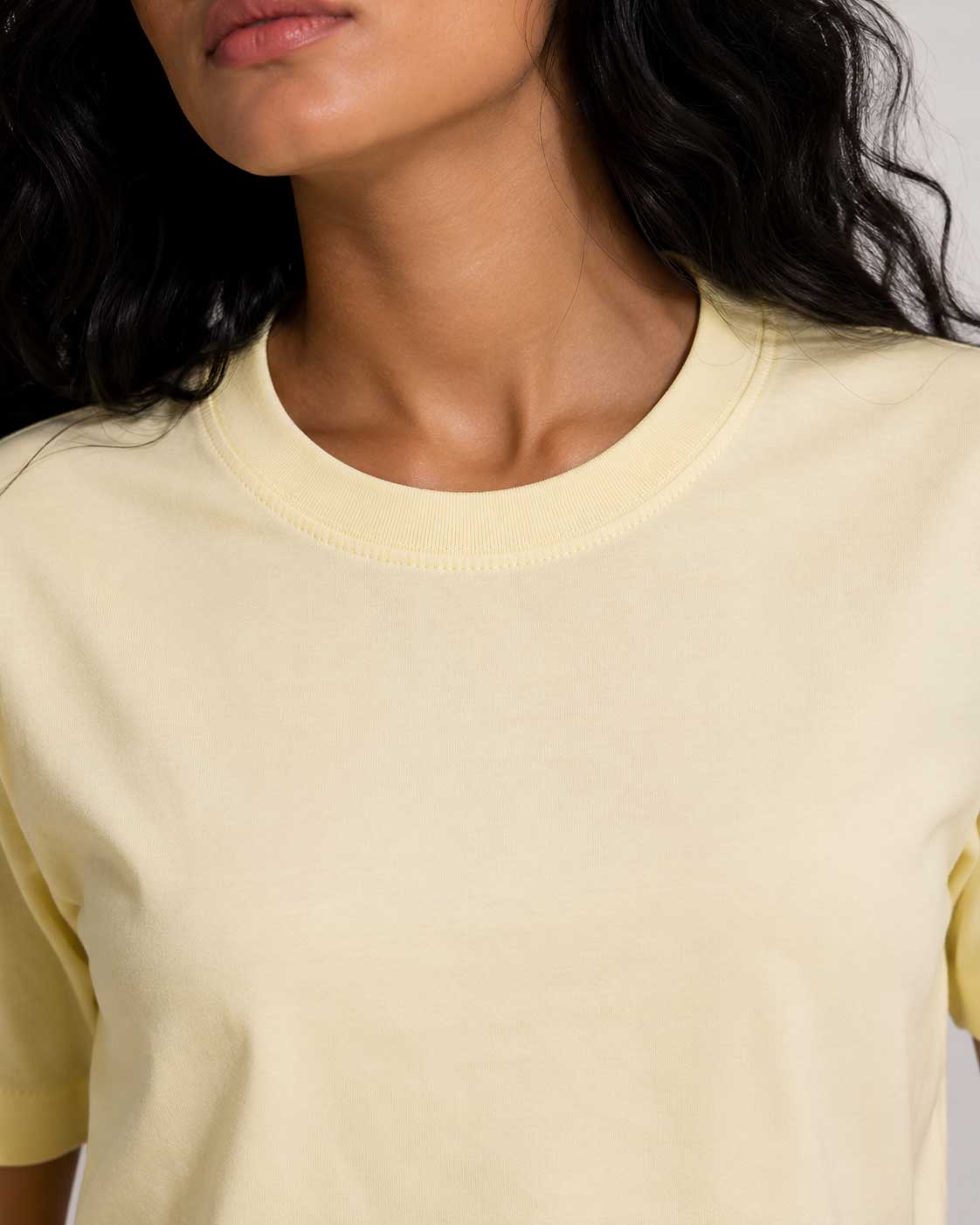 Slim Fit T-Shirt – Butter Yellow