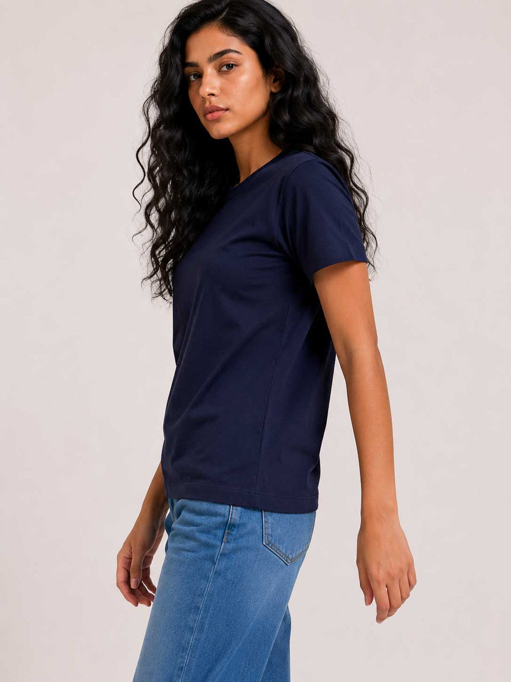 Slim Fit T-Shirt – Navy Blue