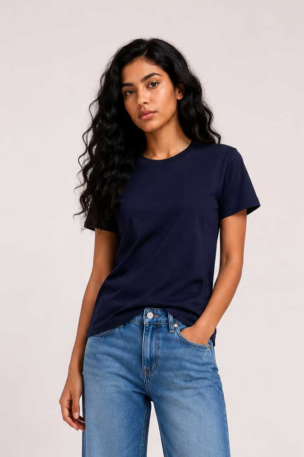 Slim Fit T-Shirt – Navy Blue