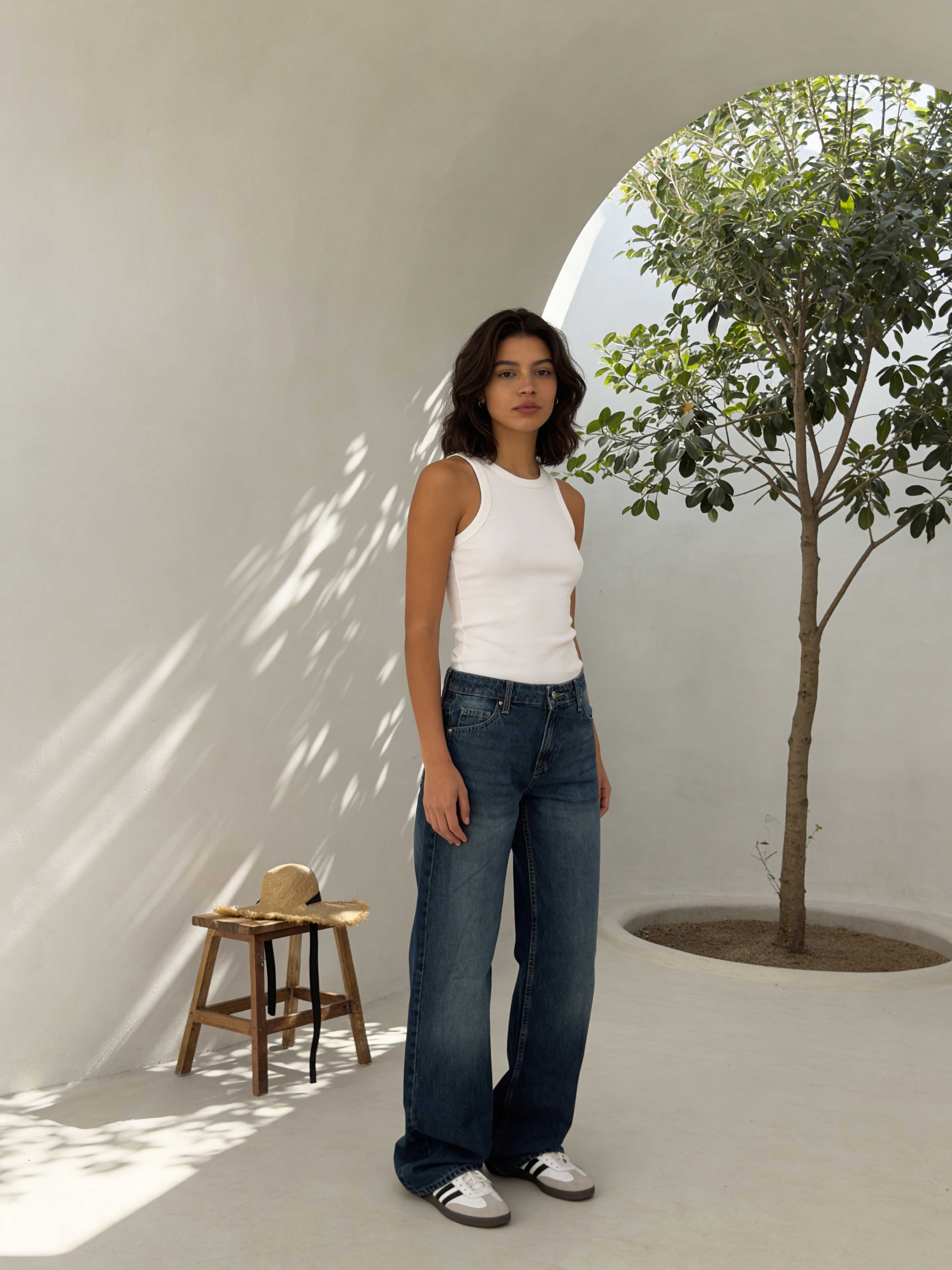 Wide-Leg – Low-Waist Mid Vintage Blue Jeans Wide Leg CIZARO - Cizaro Jeans