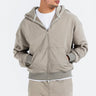 Zip-Up Hoodie – Olive