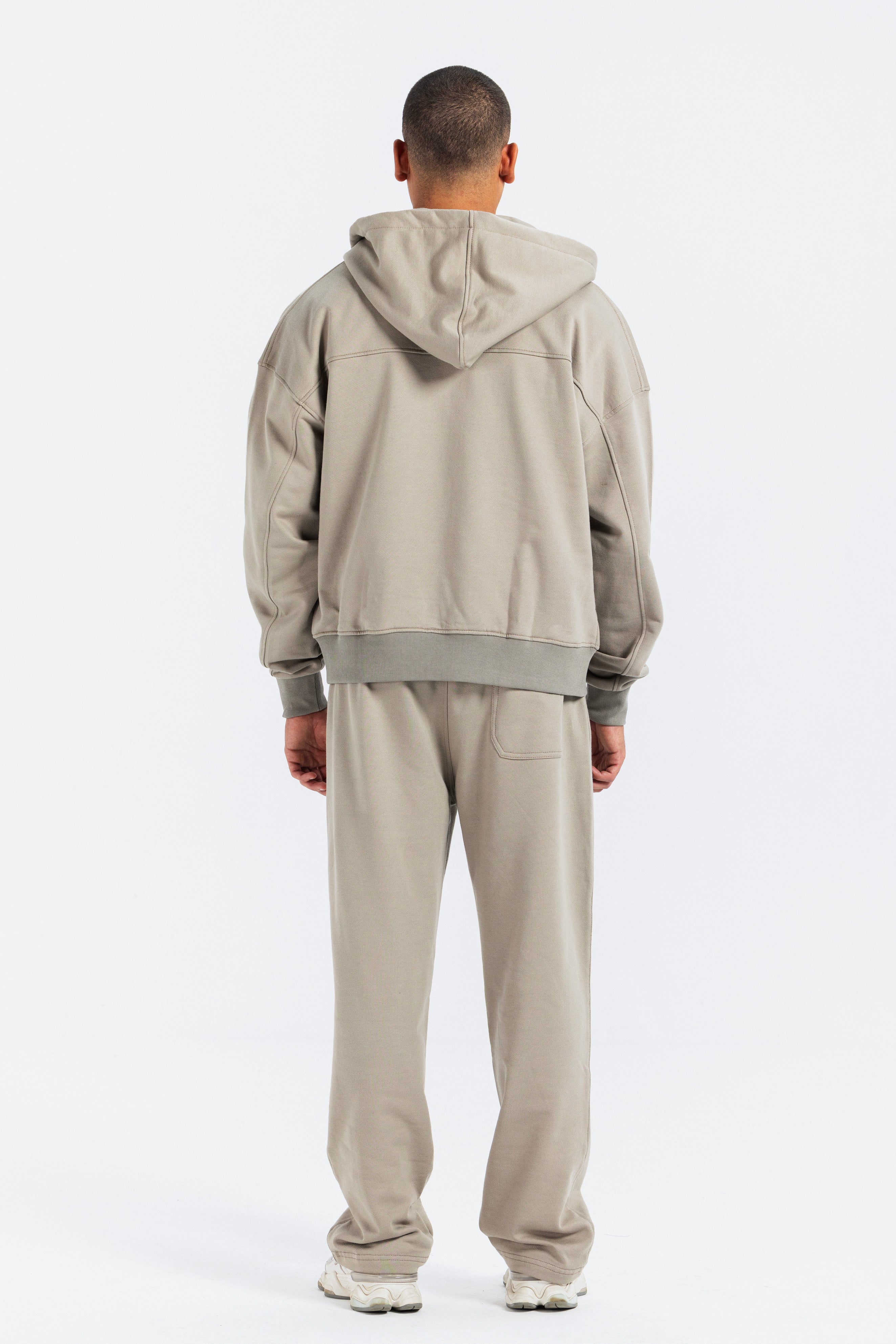 Zip-Up Hoodie – Olive hoodie CIZARO - Cizaro Jeans