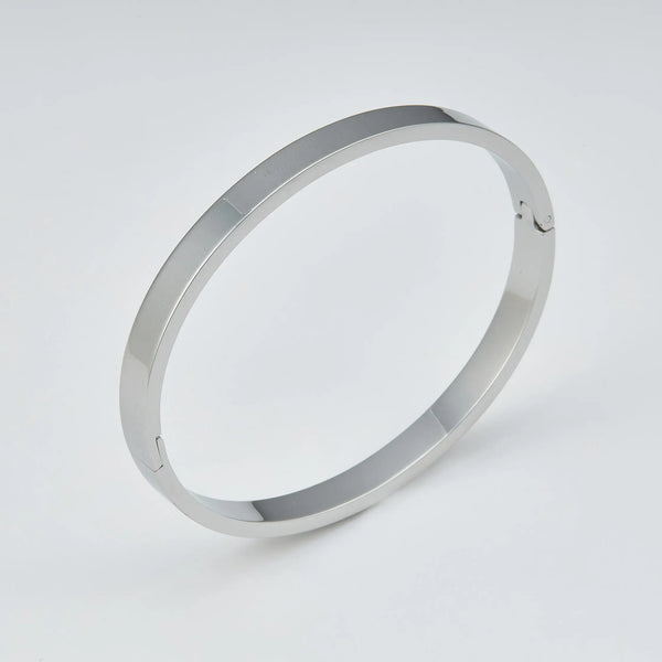 Plain Silver Bracelet - bracelte - Silver